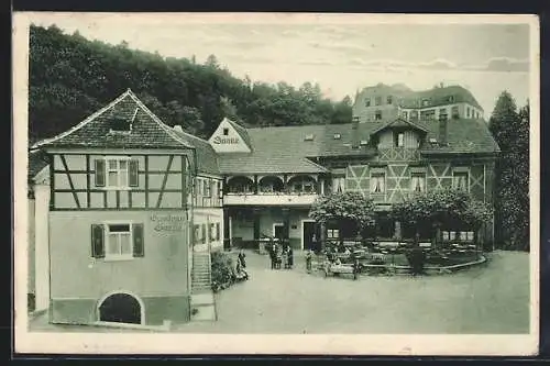 AK Badenweiler, Gasthaus u. Hotel Zur Sonne