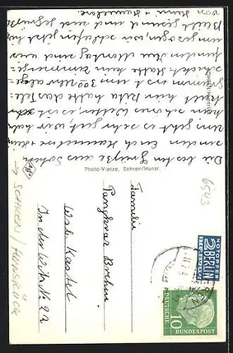 AK Sohren /Hunsrück, Ortspartie mit Kirche