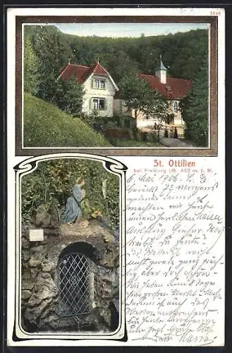 AK St. Ottilien / Freiburg, Teilansichten