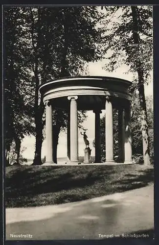 AK Neustrelitz, Tempel im Schlossgarten