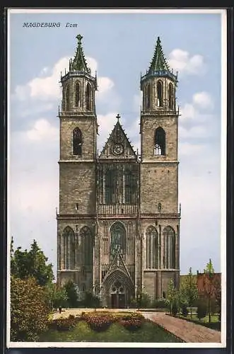 AK Magdeburg, Blick auf den Dom
