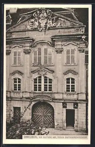 AK Dinkelsbühl, Der Deutsche Hof, Früher Deutschordensgebäude