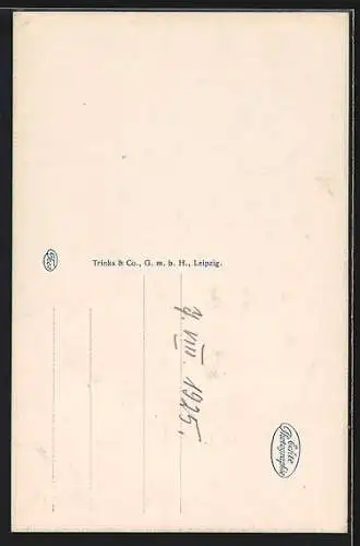 AK Aschaffenburg, Partie an der Stiftskirche