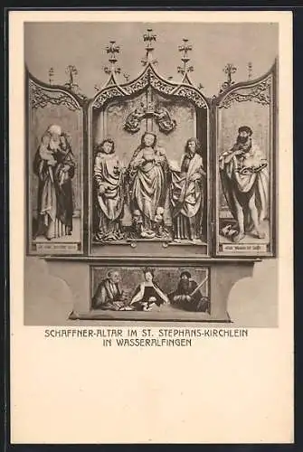 AK Wasseralfingen, Schaffner-Altar im St. Stephans-Kirchlein