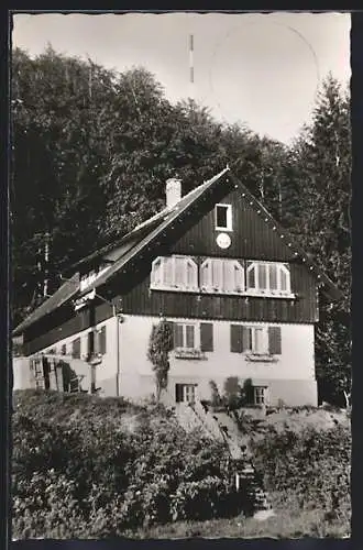 AK Aalen-Wasseralfingen, Naturfreundehaus Braunenberg am Waldrand