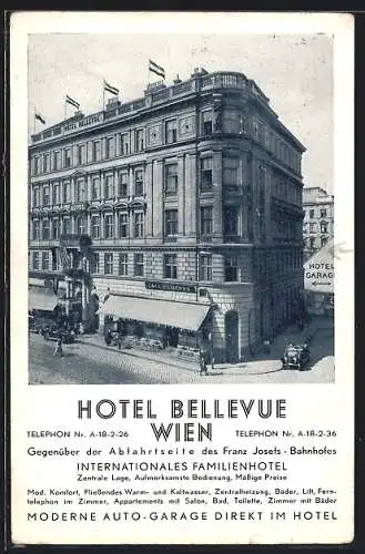 AK Wien, Hotel Bellevue, Internat. Familienhotel