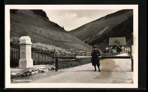 AK Brennerpass, Zöllner an der Brennergrenze