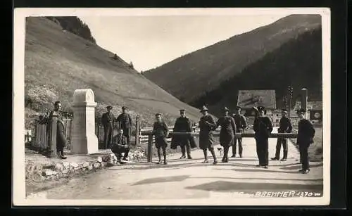 AK Zöllner an der Brenner-Grenze