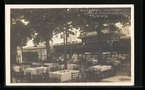 AK Wien, Franz Kaspars Restaurant, Ottakringstr. 205