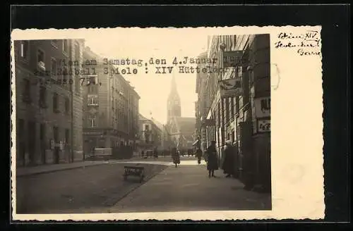 AK Wien, Gasthaus und Glaserei in der Holochergasse