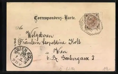 AK Wien, Hadersdorf-Weidlingau, Feldmarschall Laudon-Denkmal