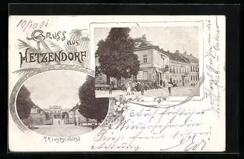 AK Wien, Hetzendorf, Restaurant, K. k. Lustschloss