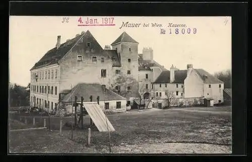 AK Mauer bei Wien, Blick auf die Kaserne