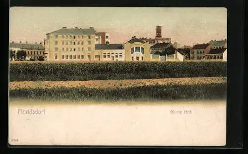 AK Wien, Floridsdorf, Blick auf den Gisela Hof