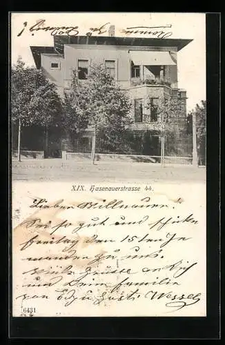 AK Wien, Villa Hasenauerstrasse 44