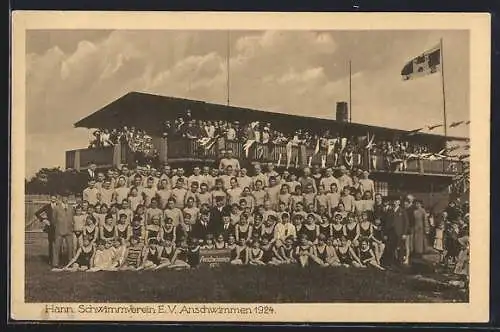 AK Hannover, Hann. Schwimmverein E. V., Anschwimmen 1924