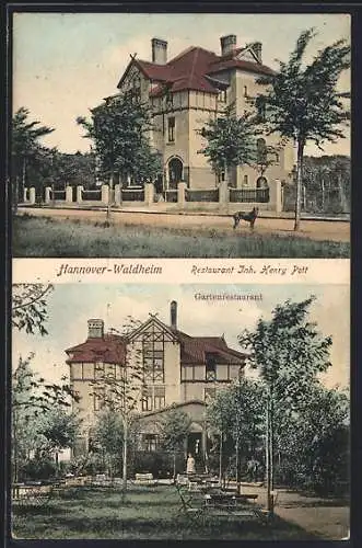 AK Hannover-Waldheim, Restaurant von Henry Pott