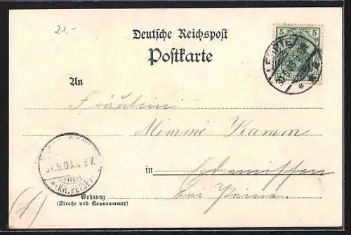 Lithographie Wülfel, Wülfeler Biergarten, Inh. Joseph Gerding, Scheibensland