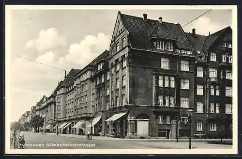 AK Hannover, Geschäfte in der Hildesheimerstrasse