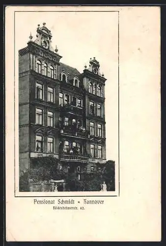 AK Hannover, Hotel-Pension Schmidt, Hildesheimerstrasse 62