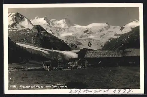 AK Rorschach, Restaurant Roseg mit Sellagruppe