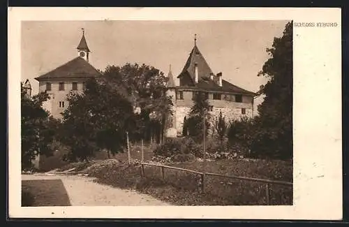 AK Kyburg, Blick zum Schloss