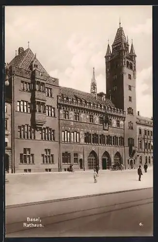 AK Basel, am Rathaus