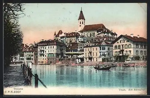 AK Thun, am Aareufer