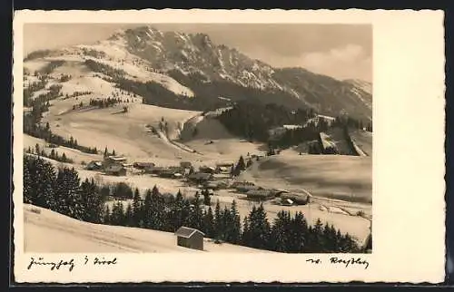 AK Jungholz / Tirol, Panorama im Winterglanz