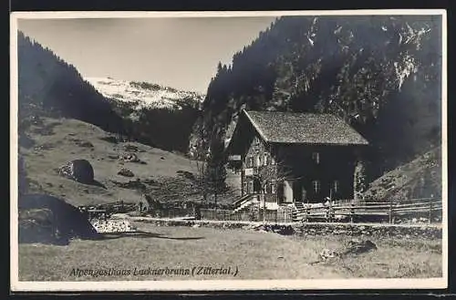 AK Mayrhofen / Zillertal, Alpengasthaus Lacknerbrunn