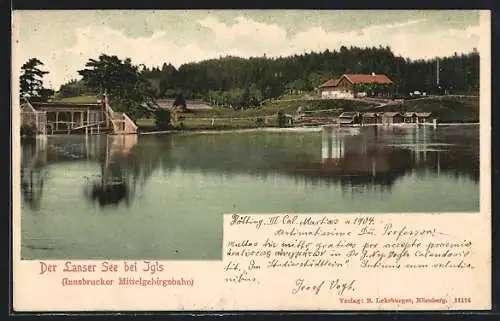 AK Lans, Innsbrucker Mittelgebirgsbahn, Der Lanser See