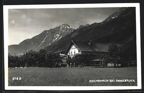 AK Innsbruck, A. Spekbacher`s Gasthaus Rechenhof