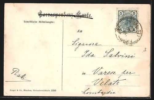 AK Brenner, Landstrasse mit Blick auf Ortseingang