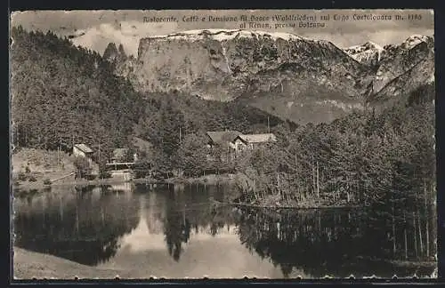 AK Rènon / Bolzano, Ristorante, Caffé e Pensione Al Bosco, Waldfrieden, sul Lago Costalovara