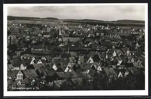 AK Villingen-Schwenningen, Blick über die Dächer der gesamten Stadt