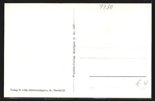 AK Villingen-Schwenningen, Partie am Gasthaus zum Bären