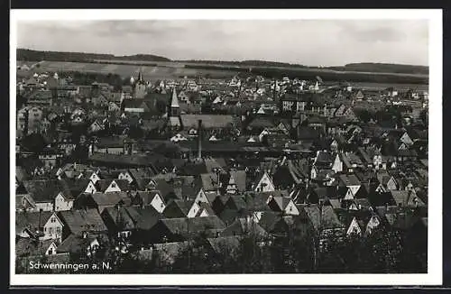 AK Villingen-Schwenningen, Blick über die Dächer der gesamten Stadt
