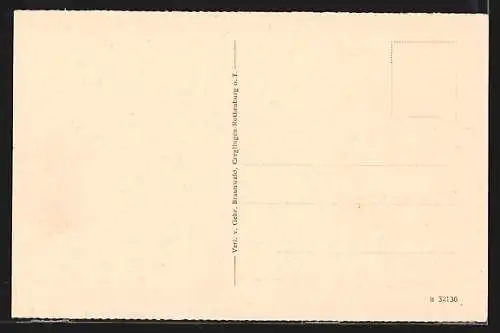 AK Creglingen, Blick zur Herrgottskirche