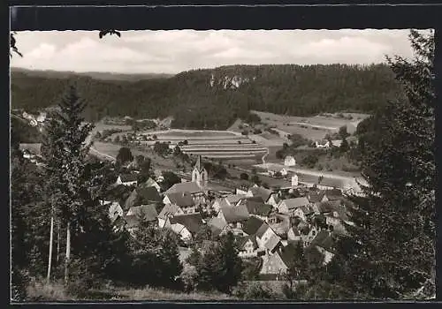 AK Epfendorf a. Neckar, Totale vom Berg aus gesehen