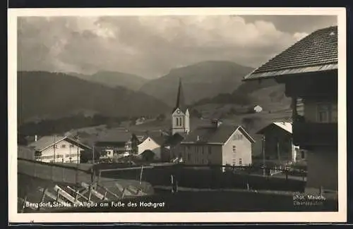 AK Steibis / Allgäu, Ortsansicht mit Kirche