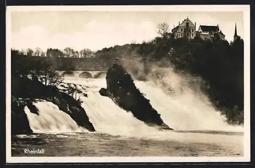 AK Schaffhausen, Rheinfall-Panorama