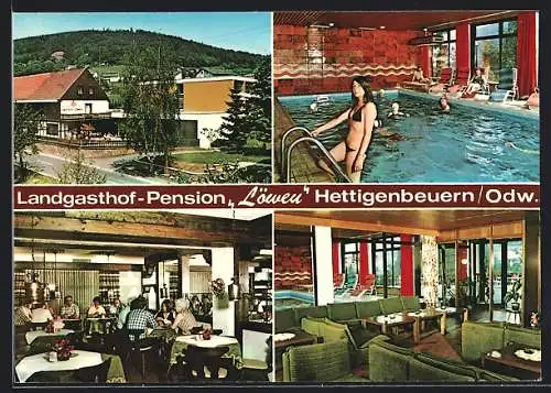 AK Buchen-Hettigenbeuern / Odw., Landgasthof-Pension Löwen, Bes. Ernst Breunig