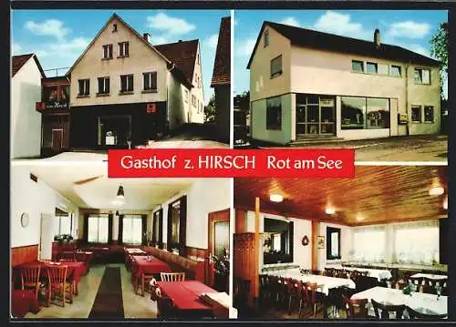 AK Rot am See, Gasthof zum Hirsch