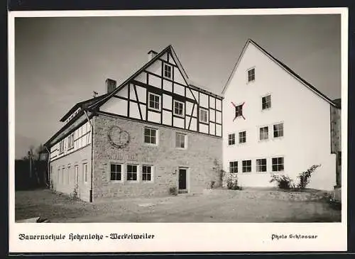 AK Hohenlohe-Weckelweiler, Bauernschule