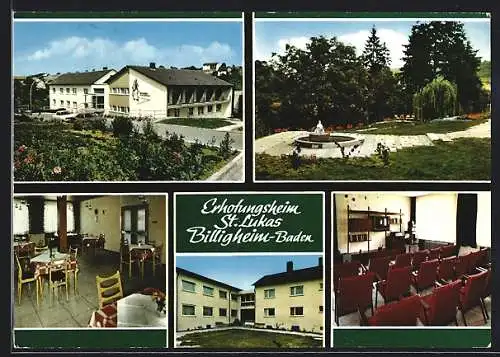 AK Billigheim / Baden, St. Lukas-Caritas-Erholungsheim