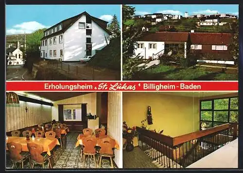 AK Billigheim / Baden, Erholungsheim St.-Lukas