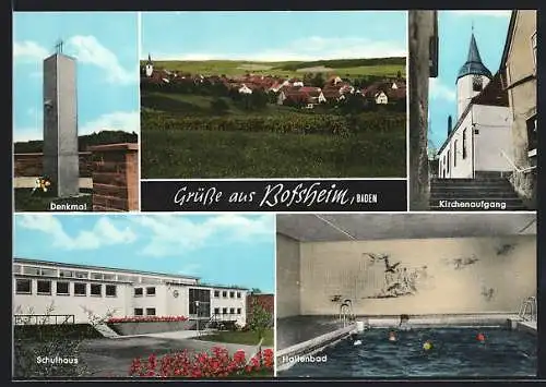 AK Bofsheim, Hallenbad, Schule, Denkmal