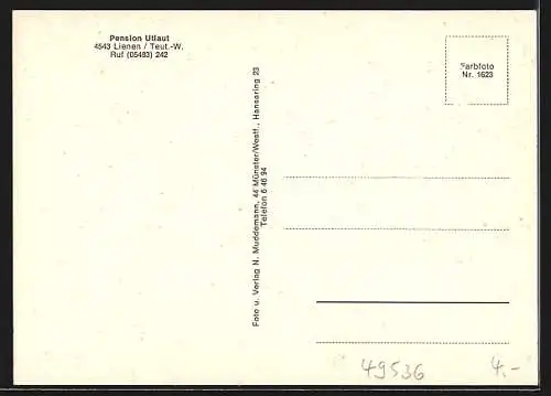 AK Lienen / Teutoburger Wald, Pension Utlaut