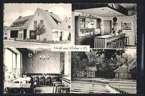 AK Lohne i. O., Gasthaus zum Steinkreuz, Inh. Franz Haskamp