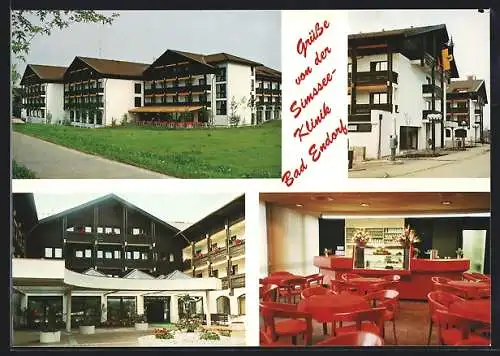 AK Bad Endorf, Simssee-Klinik, Innenansicht, Hof